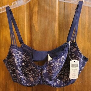NWT Soma Navy Blue Bra Size 34D